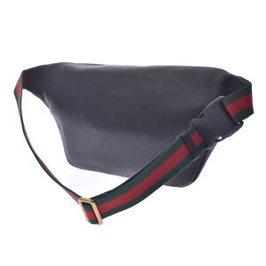 Gucci Black Belt Bag Body Leather